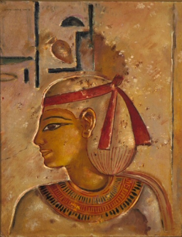 Wall relief from a royal tomb in the Valley of the Kings, Luxor